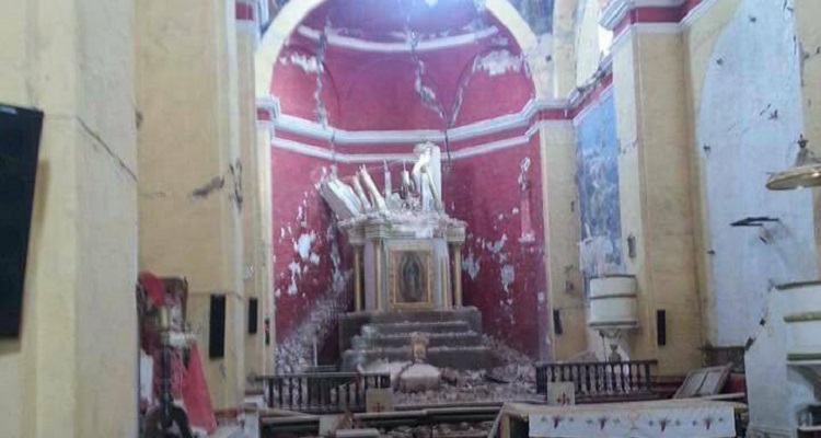 Devastante crollo della chiesa, quando finalmente tutto finisce nessuno riesce a credere a ciò che trova fra le macerie.